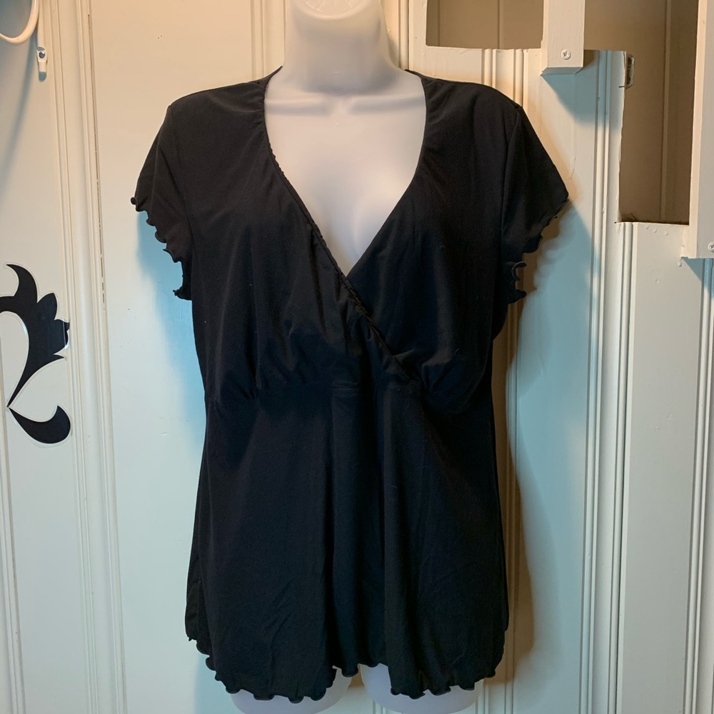 Majamas maternity nursing top black XL